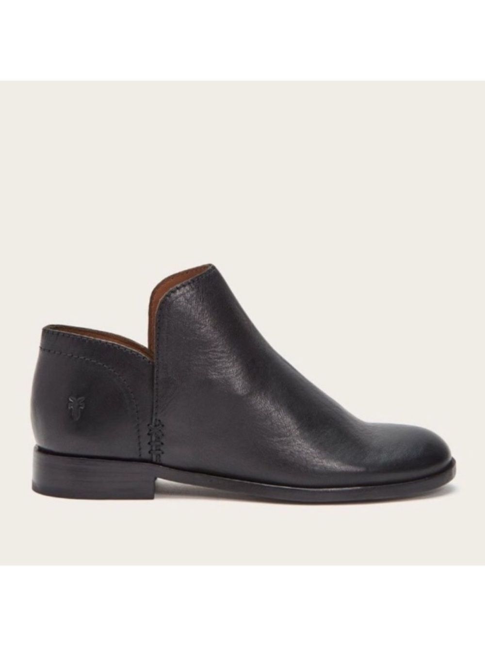 frye elyssa shootie black leather bootie size 8M NEW